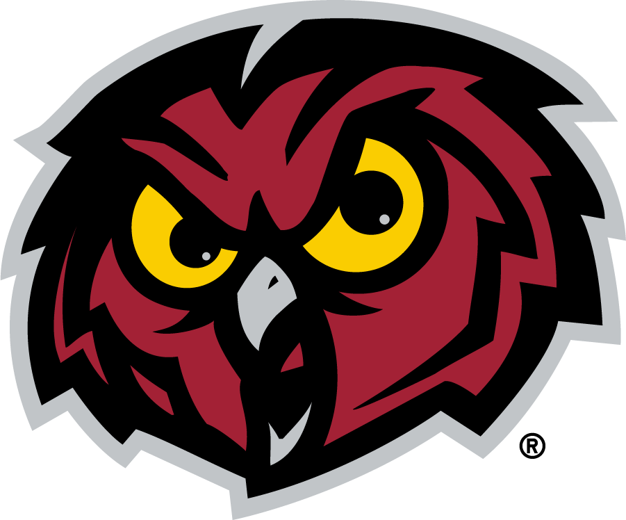 Temple Owls 1996-2020 Secondary Logo diy iron on heat transfer